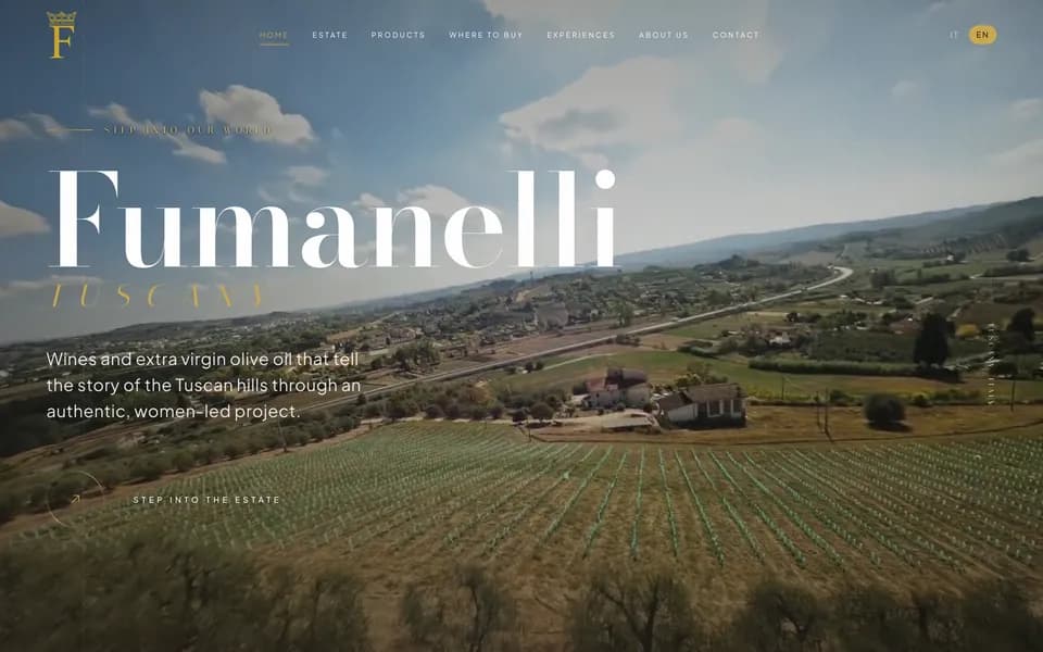 Il sito di Fumanelli Tuscany